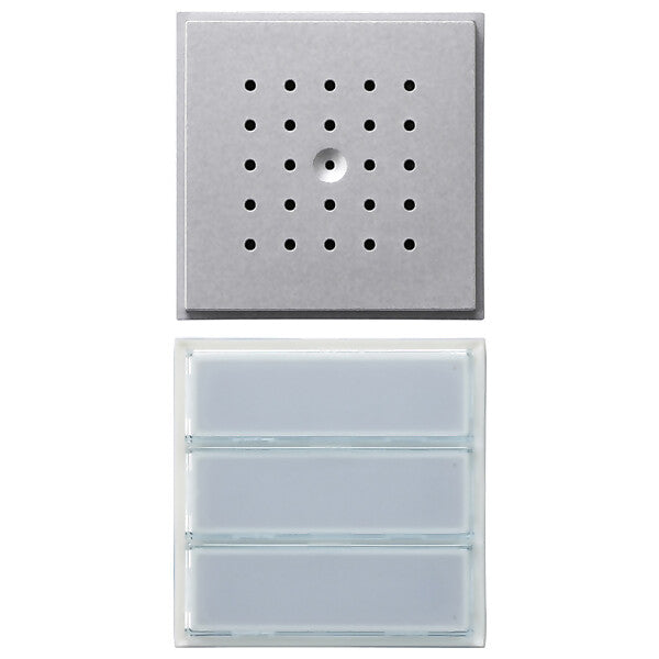 Gira Türstation UP 3fach alu LED ws 126165